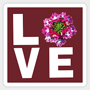 Love Verbena Sticker